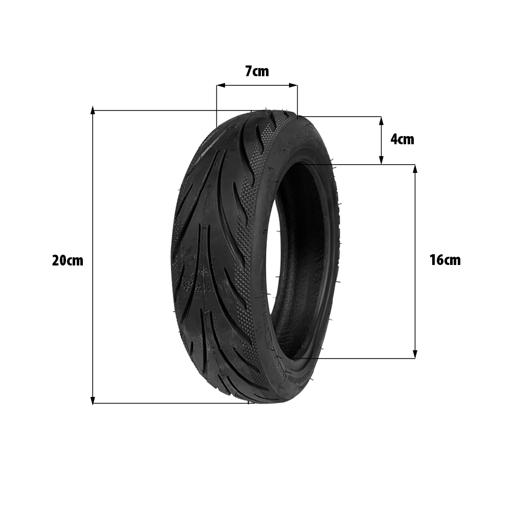 Verstärkter Tubeless Reifen 60/70-6,5 (10 Zoll) – Ninebot Segway G30 Max – Yuanxing Pannensicher