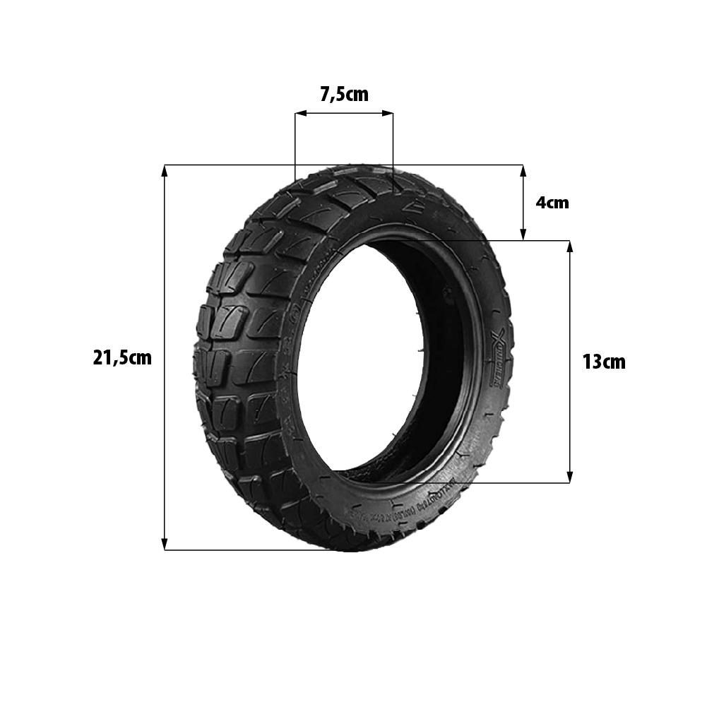 VSETT 8 / VSETT 9 Reifen 8,5×3,0 Zoll – Semi Off-Road, Verstärkt (Schlauchreifen)