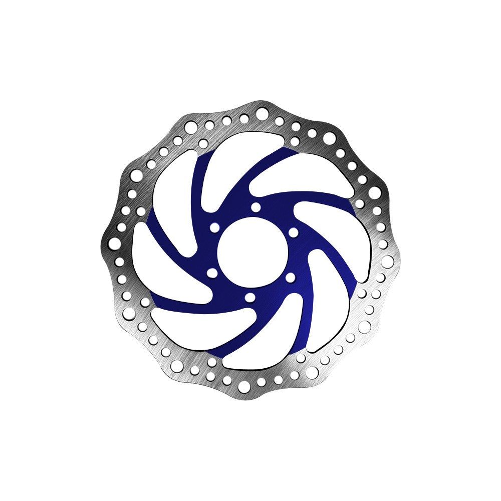 R6 Bremsscheibe 160 mm 48 mm Lochkreis – 6-Loch E-Scooter E-Bike Blau