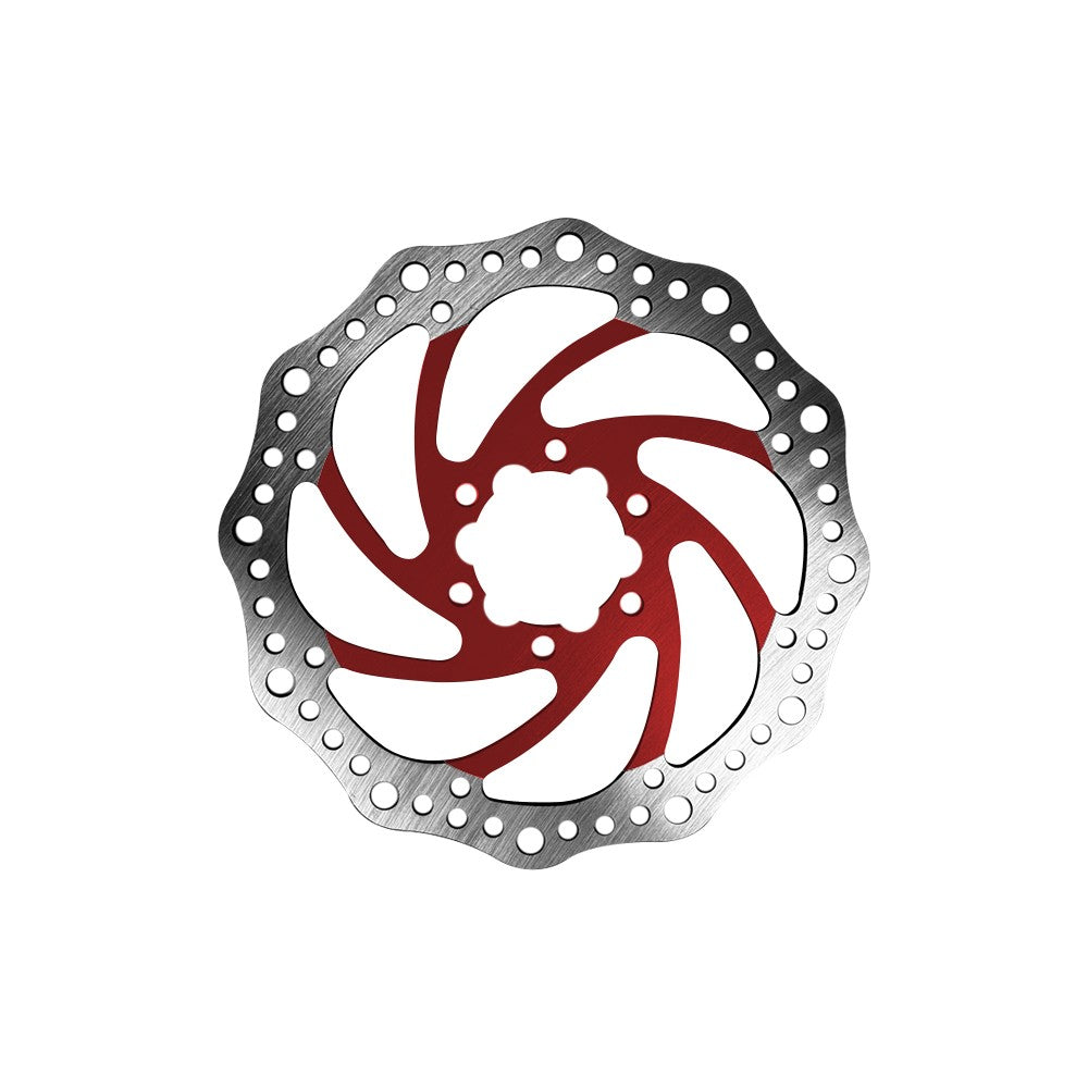R6 Bremsscheibe 160 mm 44 mm Lochkreis – 6-Loch E-Scooter E-Bike Rot
