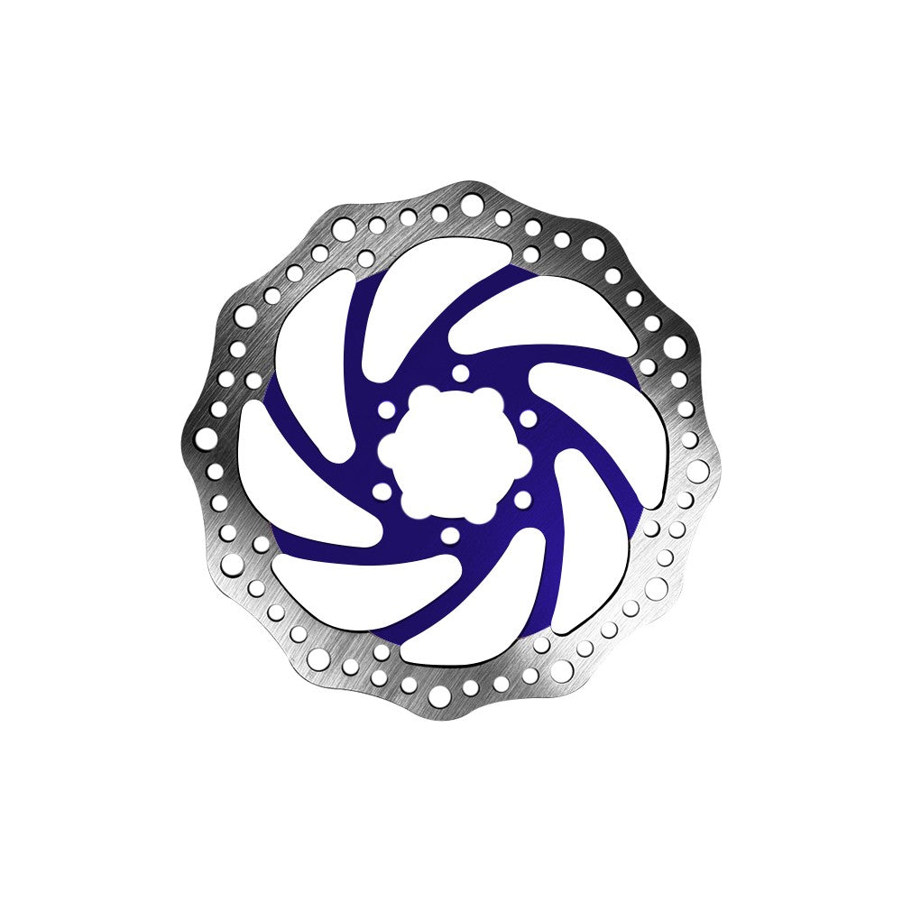 R6 Bremsscheibe 160 mm 44 mm Lochkreis – 6-Loch E-Scooter E-Bike Blau