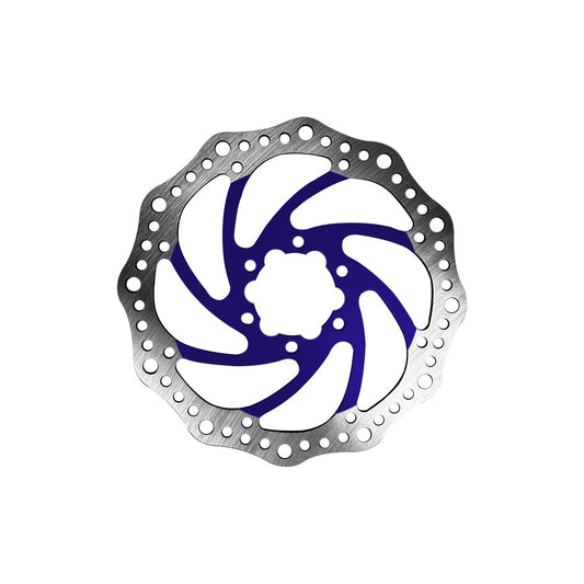R6 Bremsscheibe 160 mm 44 mm Lochkreis – 6-Loch E-Scooter E-Bike Blau