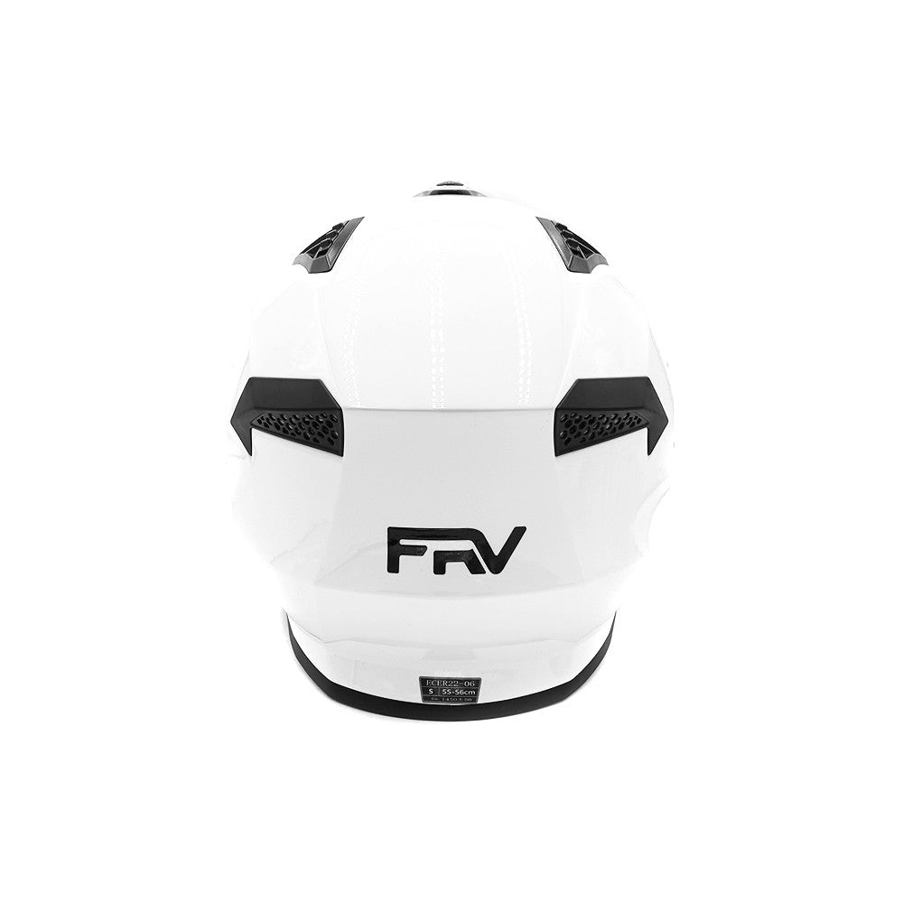 Weiß FRV Helm E-Scooter Scooter