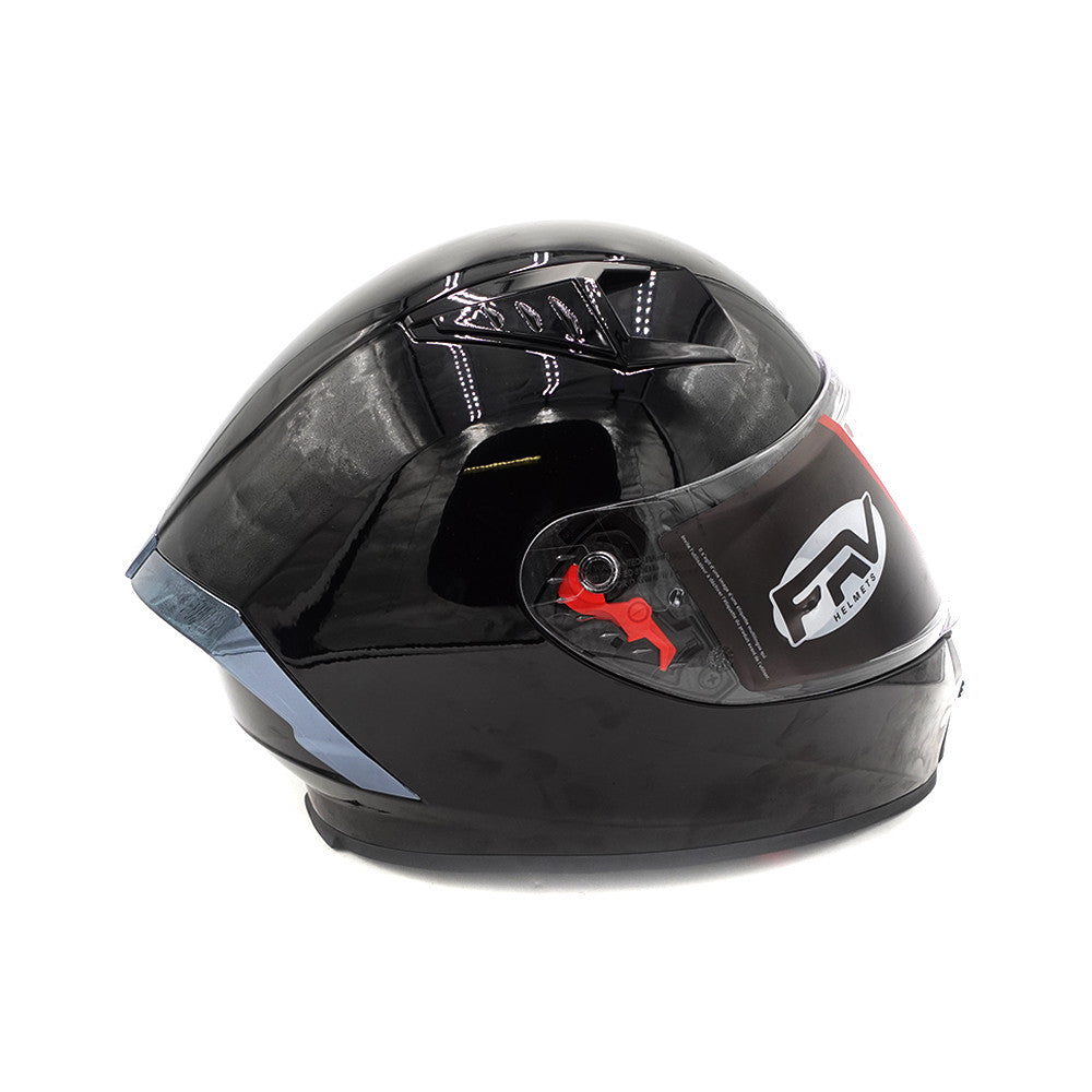 Integralhelm Schwarz FRV E-Scooter E-Bike Scooter
