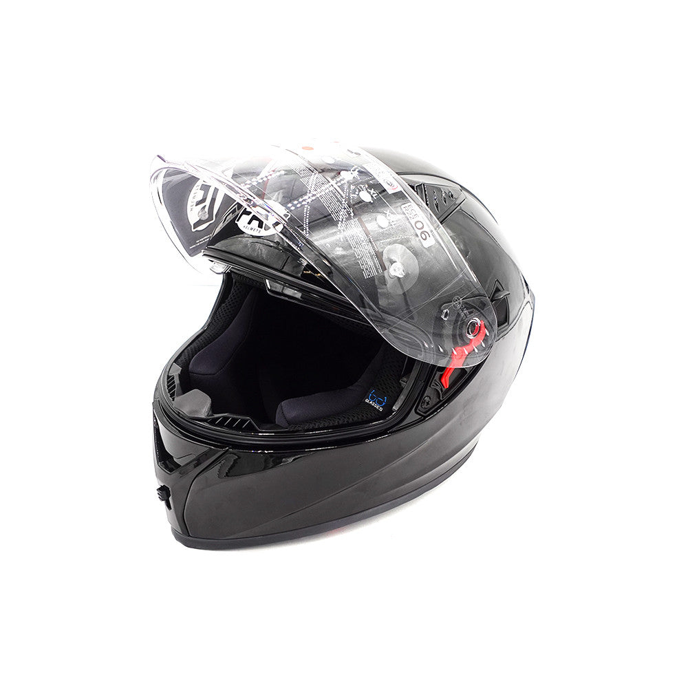 Integralhelm Schwarz FRV E-Scooter E-Bike Scooter