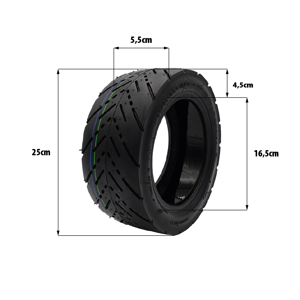 Reifen 90/65-6.5 11 Zoll Straße Tubeless Pannenschutzgel CST