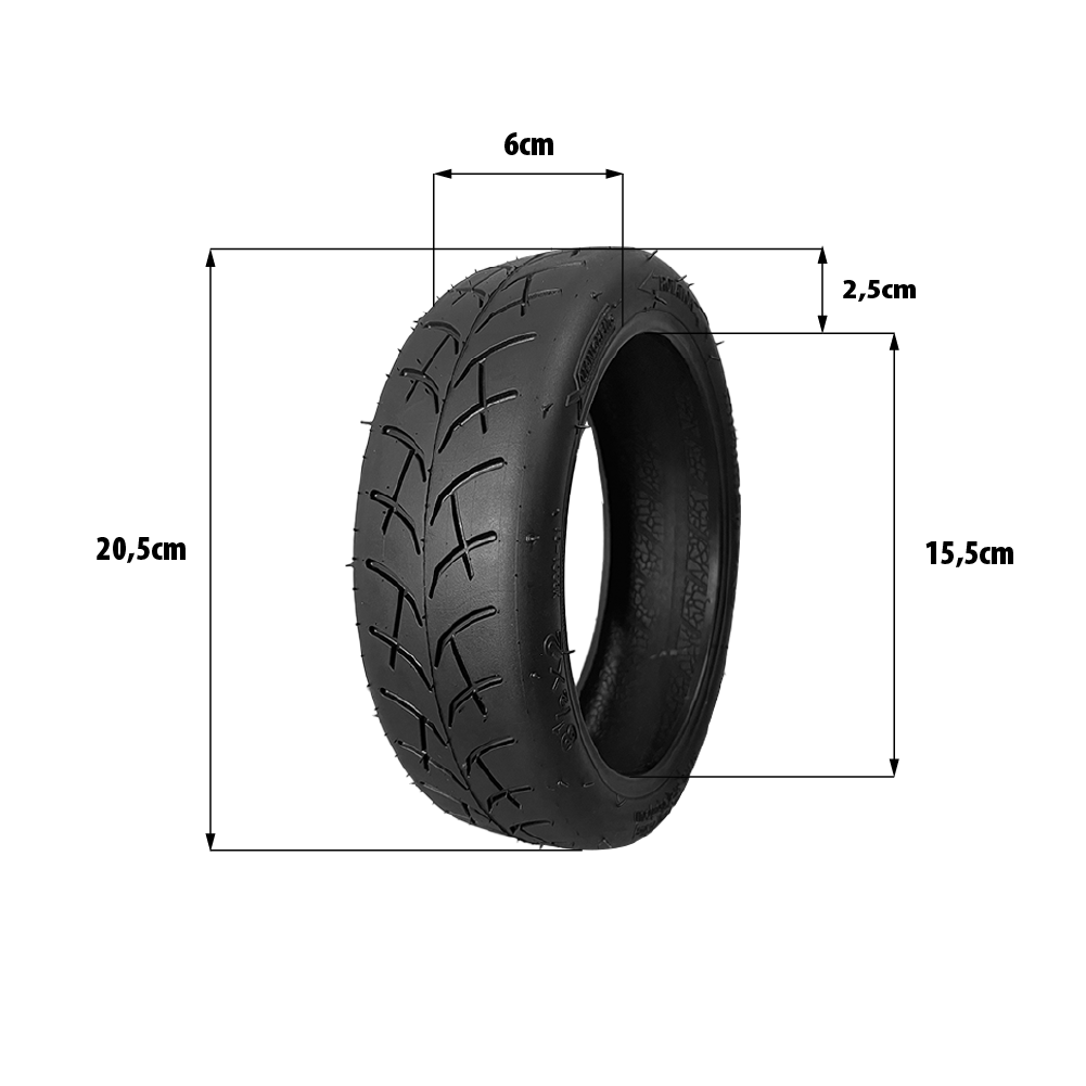 Dualtron Mini / Speedway Léger Reifen 8,5×2 Zoll – Schlauchreifen Minimotors Ersatz