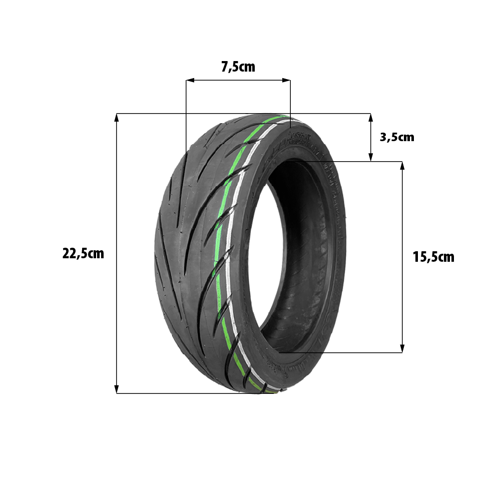 NIU KQi3 / KQi3 Sport / KQi3 Pro / KQi2 Tubeless Reifen 9,5×2,5 – Original CST (Schlauchlos)