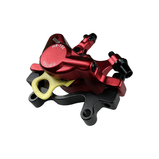 Xtech Semi-Hydraulischer Bremssattel Rot – Doppelkolben E-Scooter Upgrade
