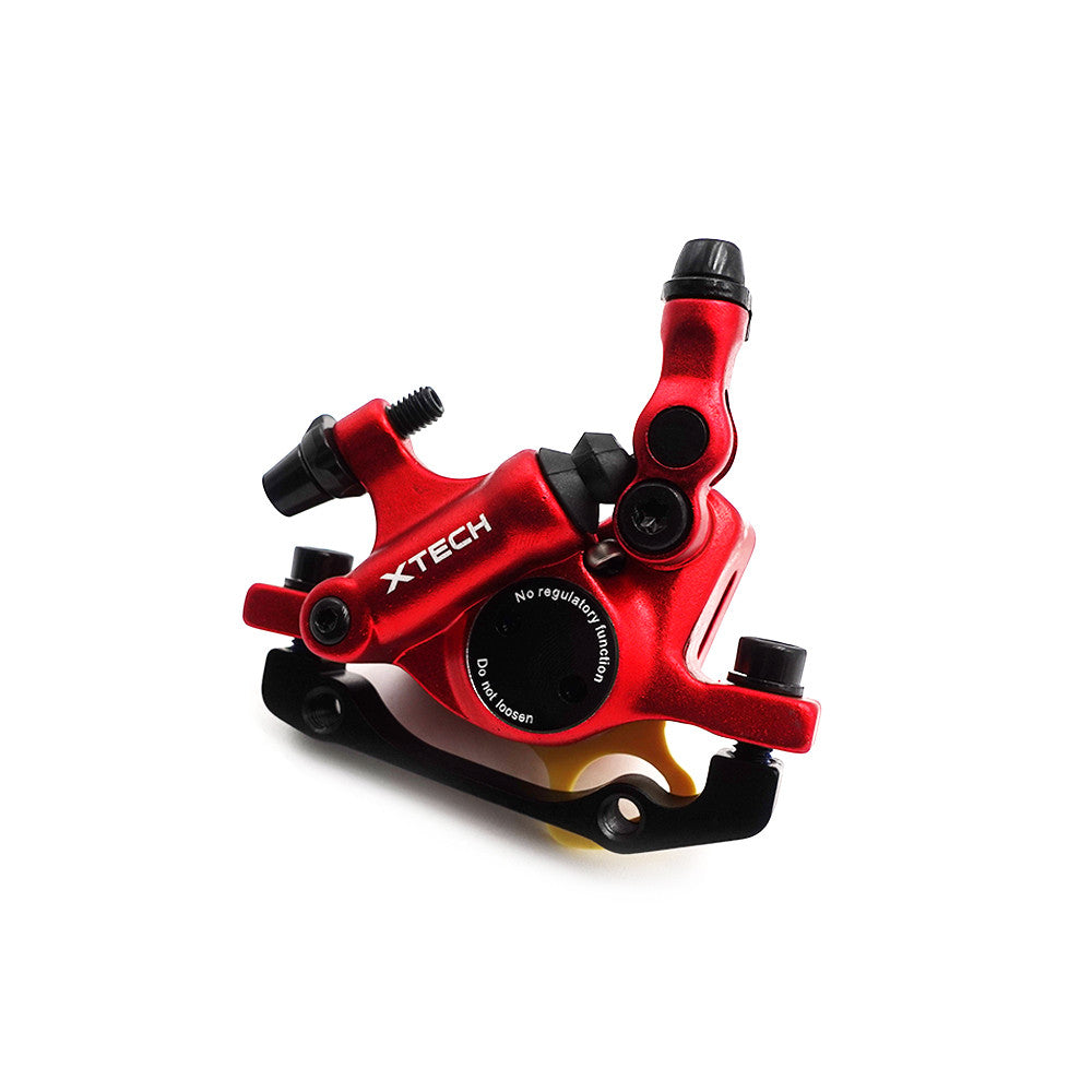 Xtech Semi-Hydraulischer Bremssattel Rot – Doppelkolben E-Scooter Upgrade