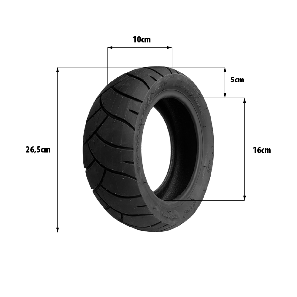 E-Scooter Tubeless Reifen 100/55-6.5 – 11 Zoll Schlauchlos Ersatz